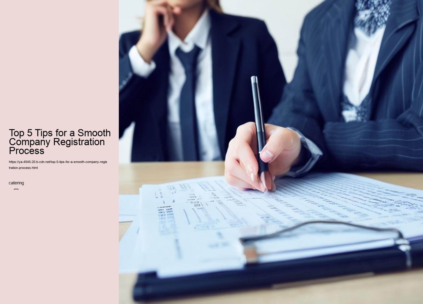 Top 5 Tips for a Smooth Company Registration Process